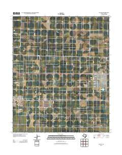 Olton Texas Historical topographic map, 1:24000 scale, 7.5 X 7.5 Minute, Year 2012