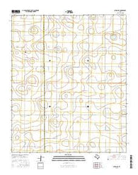 Olton NE Texas Current topographic map, 1:24000 scale, 7.5 X 7.5 Minute, Year 2016