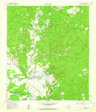 Onalaska Texas Historical topographic map, 1:24000 scale, 7.5 X 7.5 Minute, Year 1961