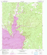 Onalaska Texas Historical topographic map, 1:24000 scale, 7.5 X 7.5 Minute, Year 1961