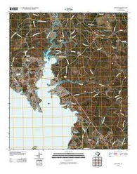 Onalaska Texas Historical topographic map, 1:24000 scale, 7.5 X 7.5 Minute, Year 2010