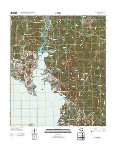 Onalaska Texas Historical topographic map, 1:24000 scale, 7.5 X 7.5 Minute, Year 2013