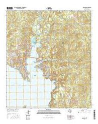 Onalaska Texas Current topographic map, 1:24000 scale, 7.5 X 7.5 Minute, Year 2016