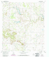 Oplin Texas Historical topographic map, 1:24000 scale, 7.5 X 7.5 Minute, Year 1967
