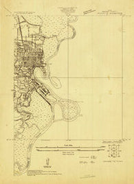 Orange Texas Historical topographic map, 1:24000 scale, 7.5 X 7.5 Minute, Year 1926