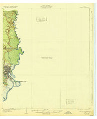 Orange Texas Historical topographic map, 1:62500 scale, 15 X 15 Minute, Year 1932