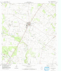 Orange Grove Texas Historical topographic map, 1:24000 scale, 7.5 X 7.5 Minute, Year 1979