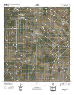 Orange Grove Texas Historical topographic map, 1:24000 scale, 7.5 X 7.5 Minute, Year 2010