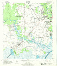 Orangefield Texas Historical topographic map, 1:24000 scale, 7.5 X 7.5 Minute, Year 1957