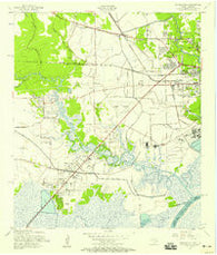 Orangefield Texas Historical topographic map, 1:24000 scale, 7.5 X 7.5 Minute, Year 1957
