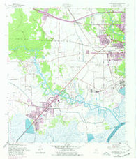 Orangefield Texas Historical topographic map, 1:24000 scale, 7.5 X 7.5 Minute, Year 1957