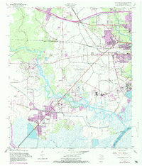 Orangefield Texas Historical topographic map, 1:24000 scale, 7.5 X 7.5 Minute, Year 1957