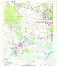 Orangefield Texas Historical topographic map, 1:24000 scale, 7.5 X 7.5 Minute, Year 1957