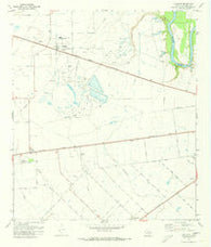 Orchard Texas Historical topographic map, 1:24000 scale, 7.5 X 7.5 Minute, Year 1971