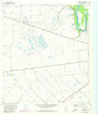 Orchard Texas Historical topographic map, 1:24000 scale, 7.5 X 7.5 Minute, Year 1971