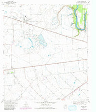 Orchard Texas Historical topographic map, 1:24000 scale, 7.5 X 7.5 Minute, Year 1971