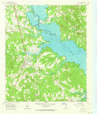 Ore City Texas Historical topographic map, 1:24000 scale, 7.5 X 7.5 Minute, Year 1962