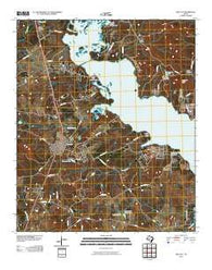 Ore City Texas Historical topographic map, 1:24000 scale, 7.5 X 7.5 Minute, Year 2010