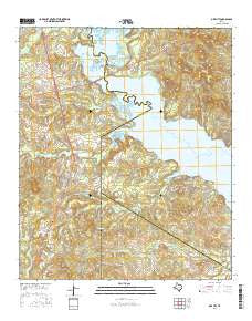 Ore City Texas Current topographic map, 1:24000 scale, 7.5 X 7.5 Minute, Year 2016