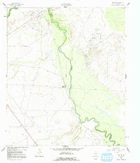 Orla SE Texas Historical topographic map, 1:24000 scale, 7.5 X 7.5 Minute, Year 1961