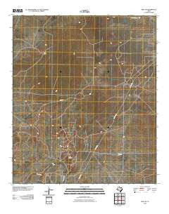 Orla NE Texas Historical topographic map, 1:24000 scale, 7.5 X 7.5 Minute, Year 2010