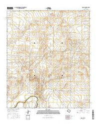 Orla NE Texas Current topographic map, 1:24000 scale, 7.5 X 7.5 Minute, Year 2016
