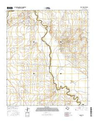 Orla SE Texas Current topographic map, 1:24000 scale, 7.5 X 7.5 Minute, Year 2016