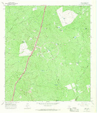 Orvil Texas Historical topographic map, 1:24000 scale, 7.5 X 7.5 Minute, Year 1965