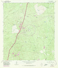 Orvil Texas Historical topographic map, 1:24000 scale, 7.5 X 7.5 Minute, Year 1965