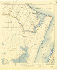 Oso Creek Texas Historical topographic map, 1:62500 scale, 15 X 15 Minute, Year 1925