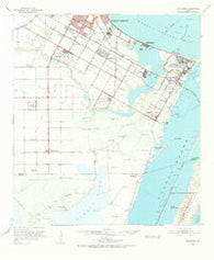 Oso Creek Texas Historical topographic map, 1:62500 scale, 15 X 15 Minute, Year 1951