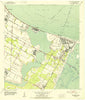 Oso Creek NE Texas Historical topographic map, 1:24000 scale, 7.5 X 7.5 Minute, Year 1951