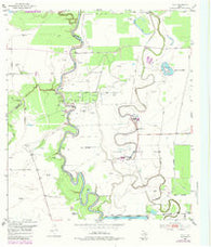 Otey Texas Historical topographic map, 1:24000 scale, 7.5 X 7.5 Minute, Year 1953