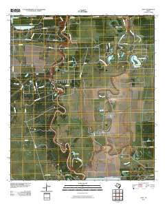 Otey Texas Historical topographic map, 1:24000 scale, 7.5 X 7.5 Minute, Year 2010
