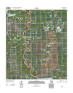 Otey Texas Historical topographic map, 1:24000 scale, 7.5 X 7.5 Minute, Year 2013