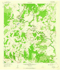 Ottine Texas Historical topographic map, 1:24000 scale, 7.5 X 7.5 Minute, Year 1959