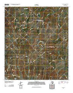 Ottine Texas Historical topographic map, 1:24000 scale, 7.5 X 7.5 Minute, Year 2010