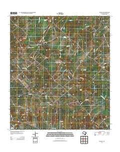 Ottine Texas Historical topographic map, 1:24000 scale, 7.5 X 7.5 Minute, Year 2013