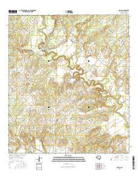Ottine Texas Current topographic map, 1:24000 scale, 7.5 X 7.5 Minute, Year 2016