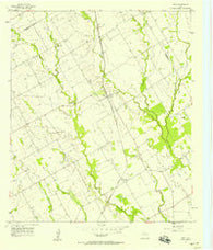 Otto Texas Historical topographic map, 1:24000 scale, 7.5 X 7.5 Minute, Year 1957