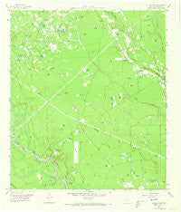 Outlaw Pond Texas Historical topographic map, 1:24000 scale, 7.5 X 7.5 Minute, Year 1959