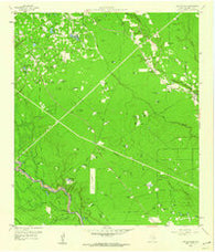 Outlaw Pond Texas Historical topographic map, 1:24000 scale, 7.5 X 7.5 Minute, Year 1959