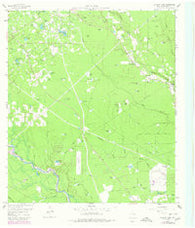 Outlaw Pond Texas Historical topographic map, 1:24000 scale, 7.5 X 7.5 Minute, Year 1959