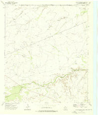 Outlaw Spring Texas Historical topographic map, 1:24000 scale, 7.5 X 7.5 Minute, Year 1973
