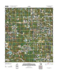 Outlaw Pond Texas Historical topographic map, 1:24000 scale, 7.5 X 7.5 Minute, Year 2013