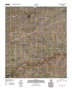 Outlaw Spring Texas Historical topographic map, 1:24000 scale, 7.5 X 7.5 Minute, Year 2010