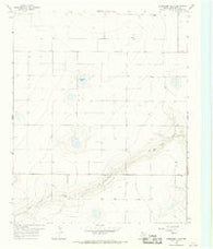 Overstreet Lake Texas Historical topographic map, 1:24000 scale, 7.5 X 7.5 Minute, Year 1966