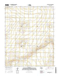 Overstreet Lake Texas Current topographic map, 1:24000 scale, 7.5 X 7.5 Minute, Year 2016