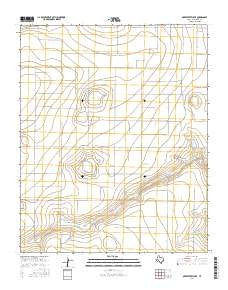 Overstreet Lake Texas Current topographic map, 1:24000 scale, 7.5 X 7.5 Minute, Year 2016