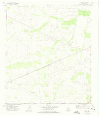 Owego Texas Historical topographic map, 1:24000 scale, 7.5 X 7.5 Minute, Year 1972